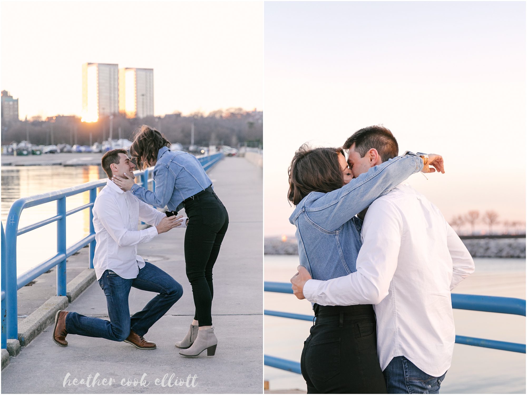 milwaukee lakefront proposal with fireworks