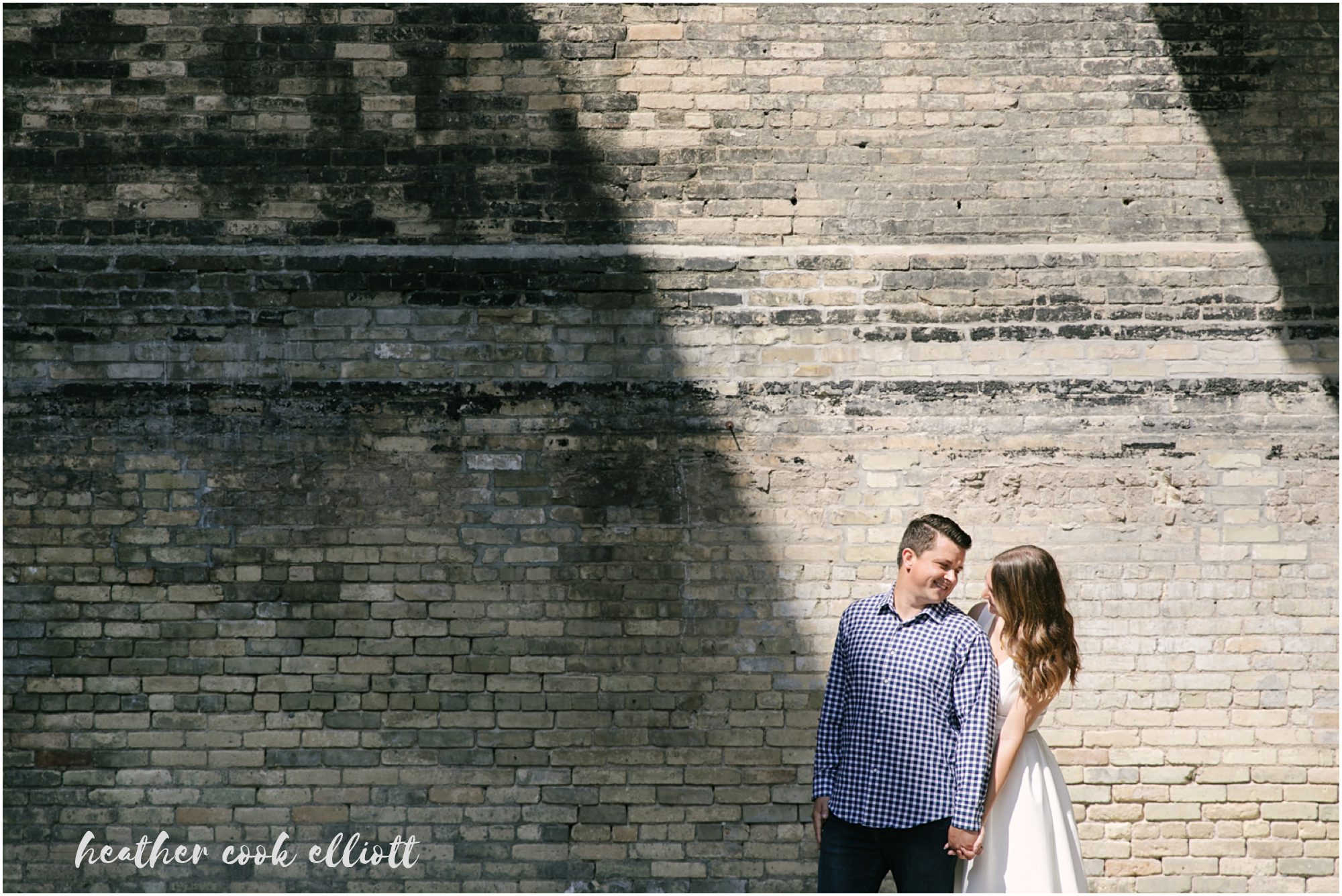 modern  third ward engagement photos