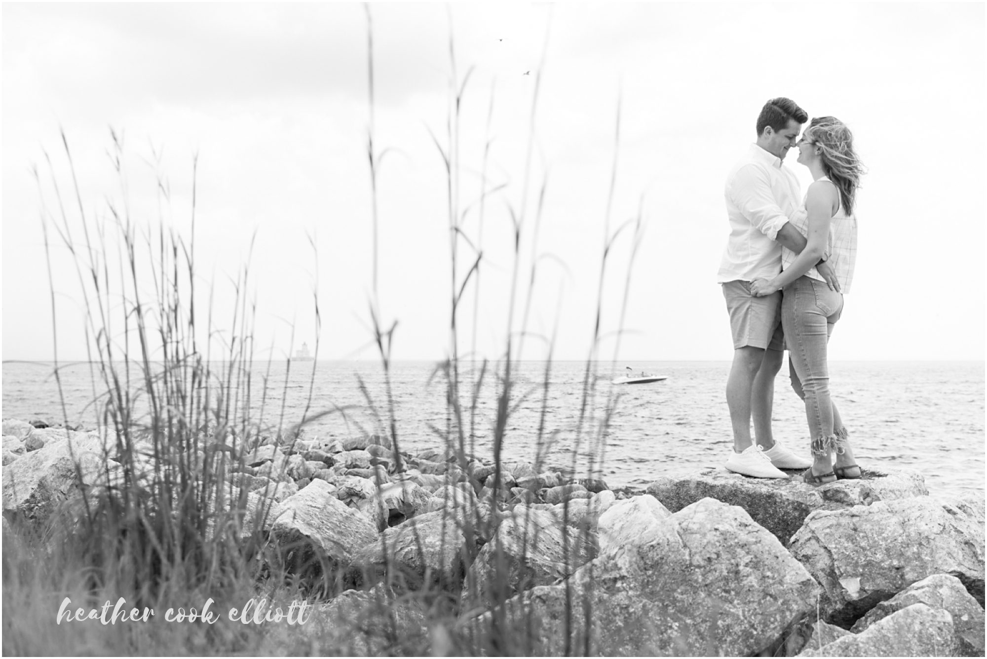 milwaukee lakefront engagement photos