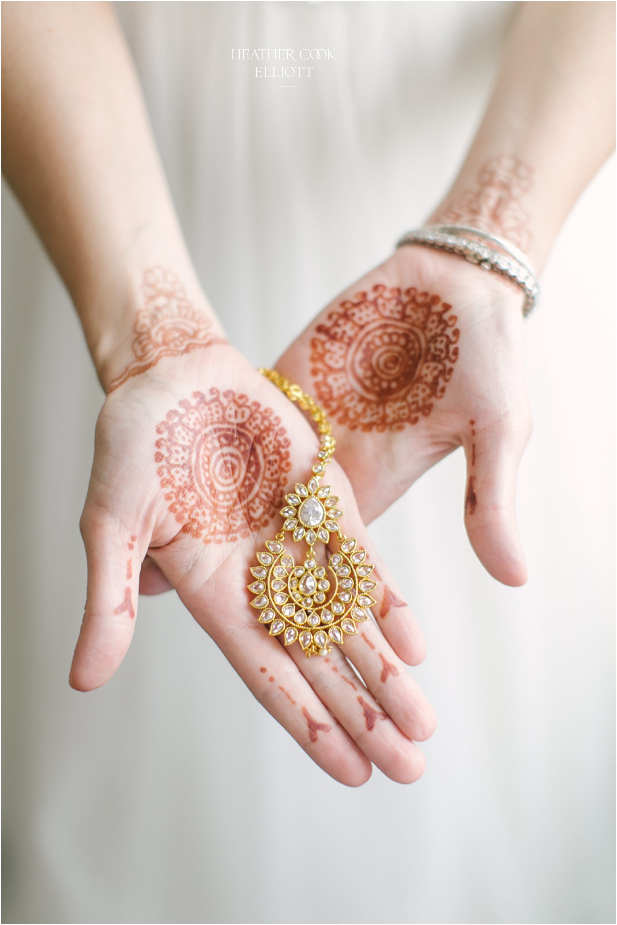 pritzlaff indian fusion wedding henna tikka