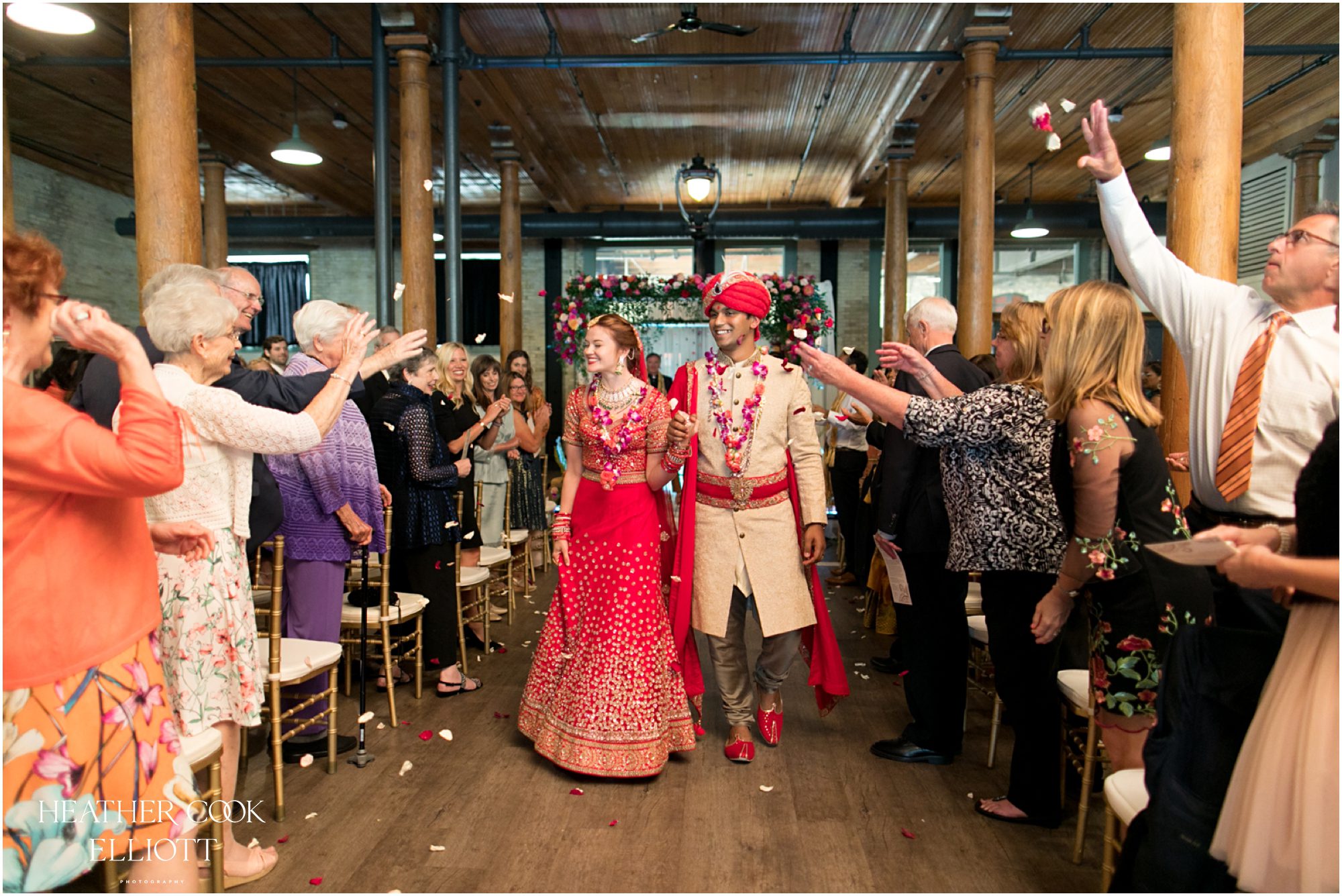 pritzlaff indian fusion wedding decor details