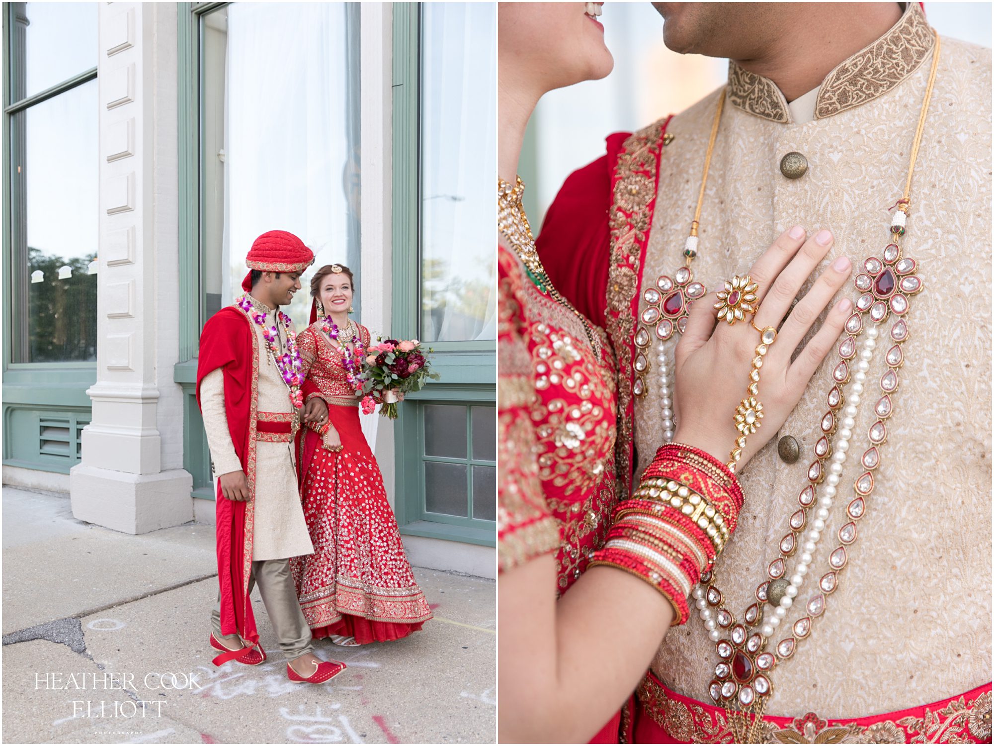 pritzlaff indian fusion wedding decor details