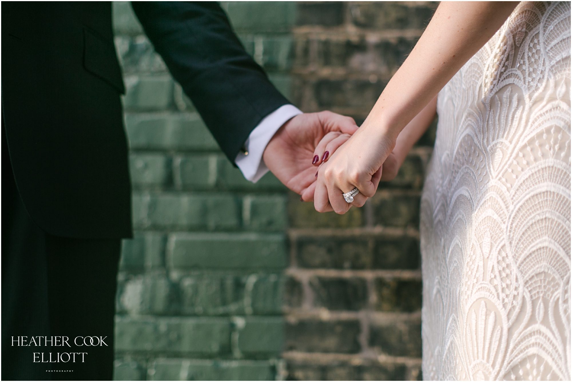 romantic sunset wedding photography at the ivy house