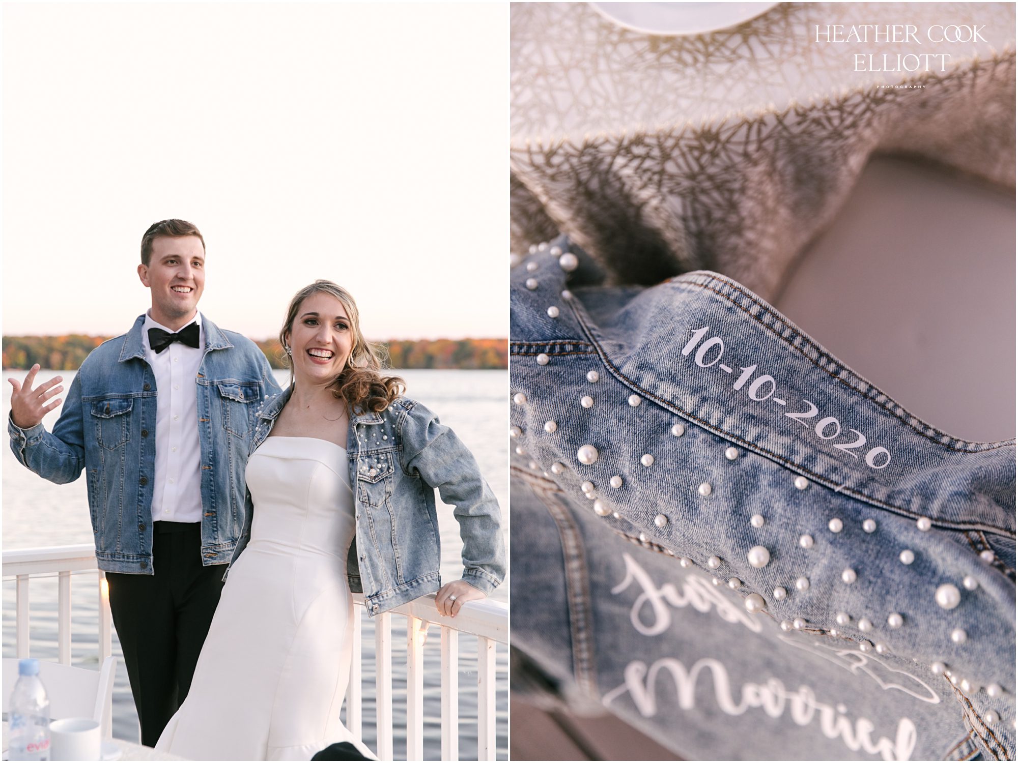 lakeside wedding in oconomowoc
