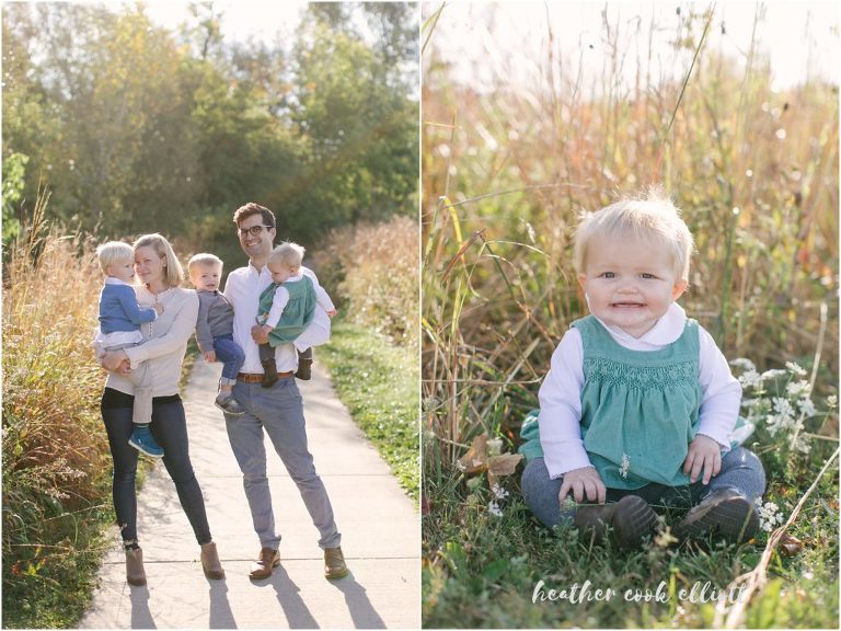 milwaukee wisconsin fall family photography in natural light