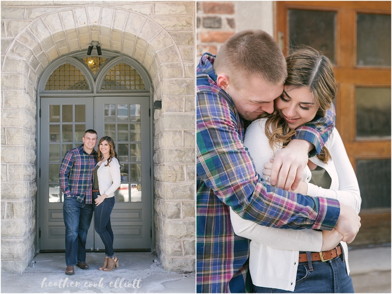Pabst Milwaukee Engagement Photography in natural light