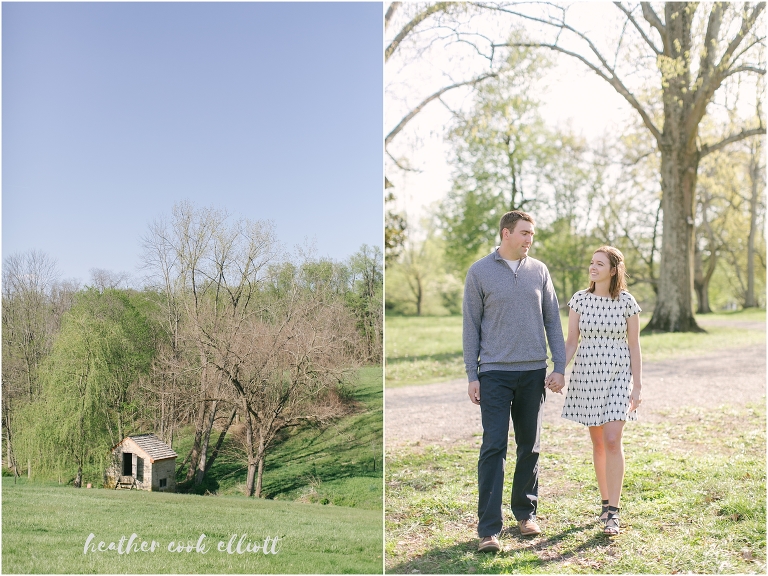 Louisville historic home engagement session