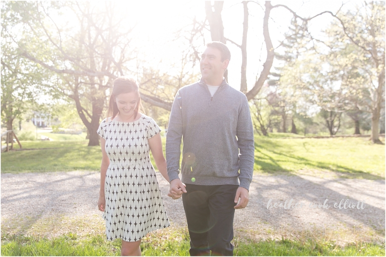 Louisville historic home engagement session