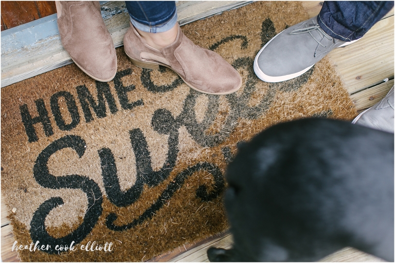 wauwatosa engagement session with dog