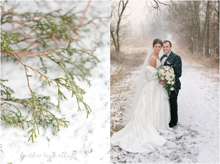 wisconsin winter wedding