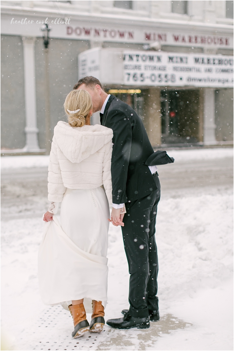 kimpton & pritzlaff winter wedding