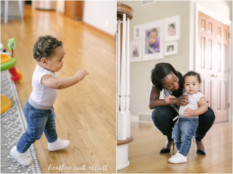 mequon family photographer at home in natural light