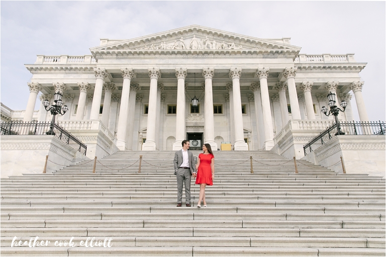 washington dc engagement for wisconsin couple