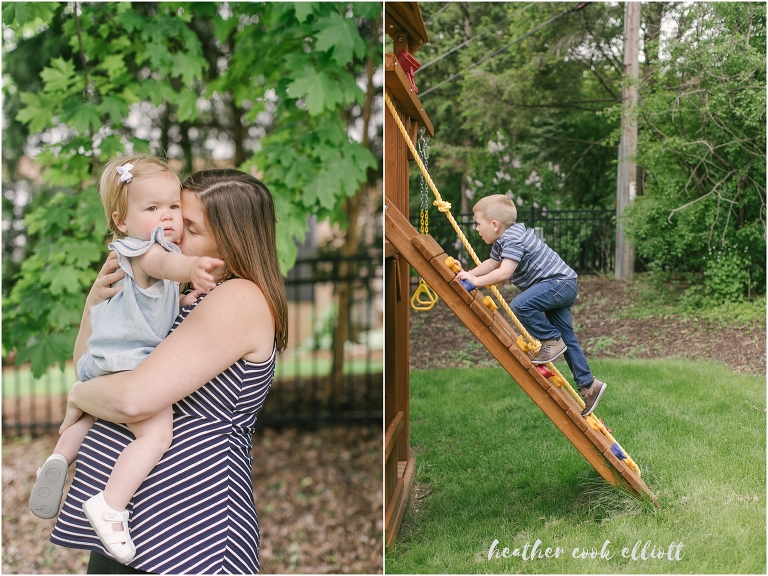 natural light milwaukee family photography at home