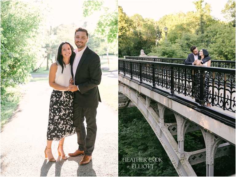 milwaukee sunset engagement at lake park