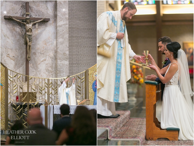 wisconsin catholic wedding ceremony mass