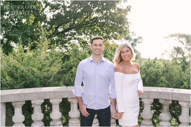 Lake Park milwaukee summer engagement portrait