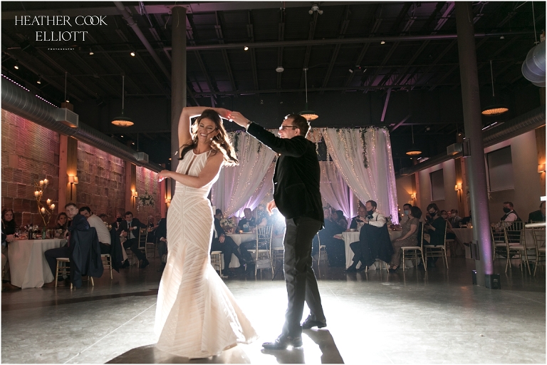 the atrium shorewood wedding dancing & reception
