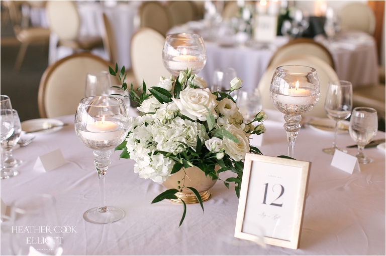 northshore country club wedding in spring with florals by Belle fiori