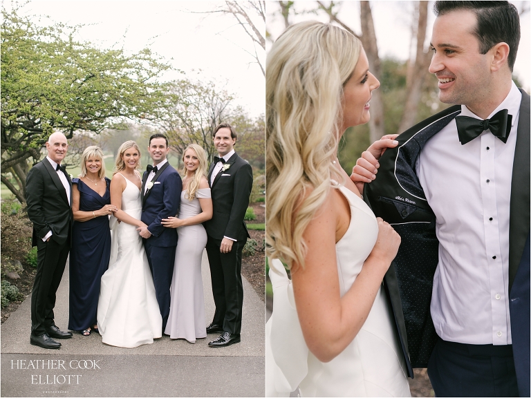 northshore country club wedding in spring