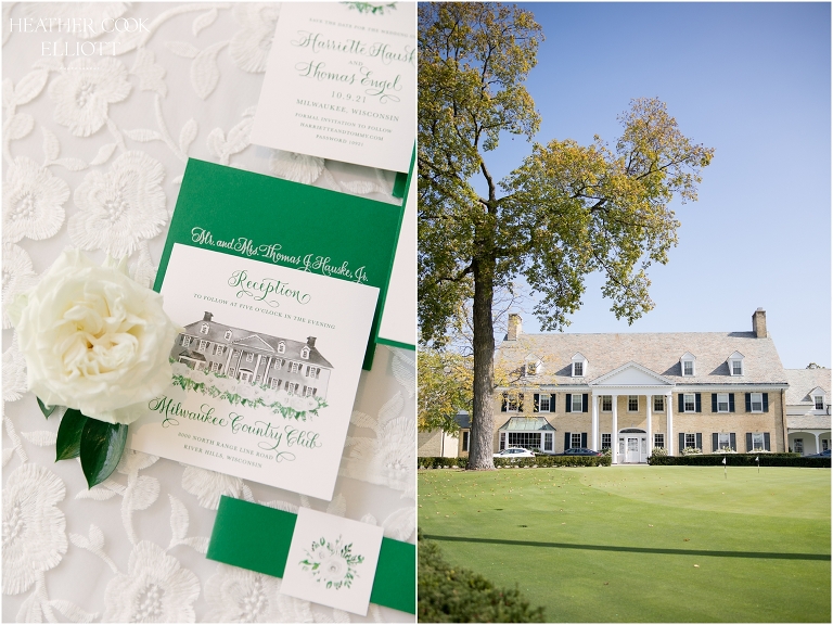 river hills wisconsin milwaukee country club luxury wedding