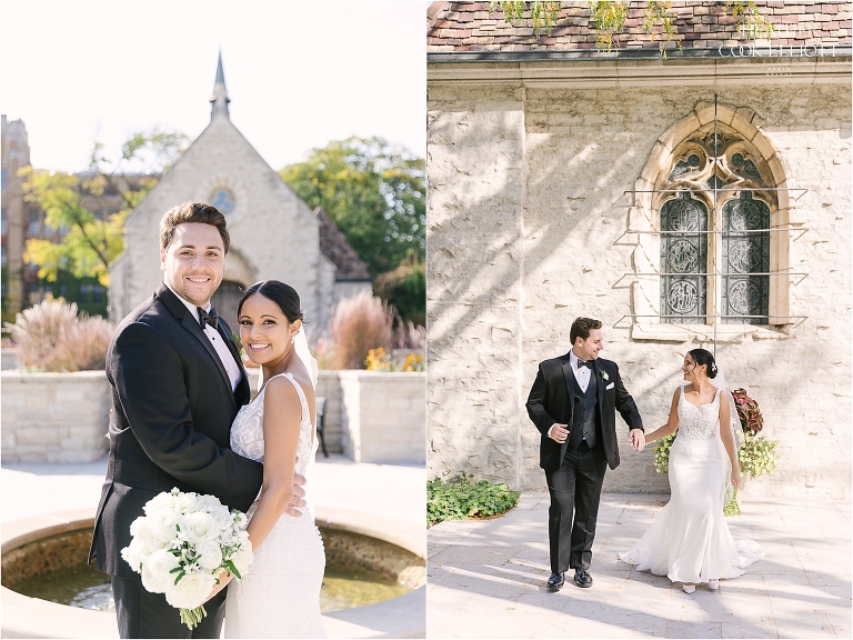 marquette university wedding portraits