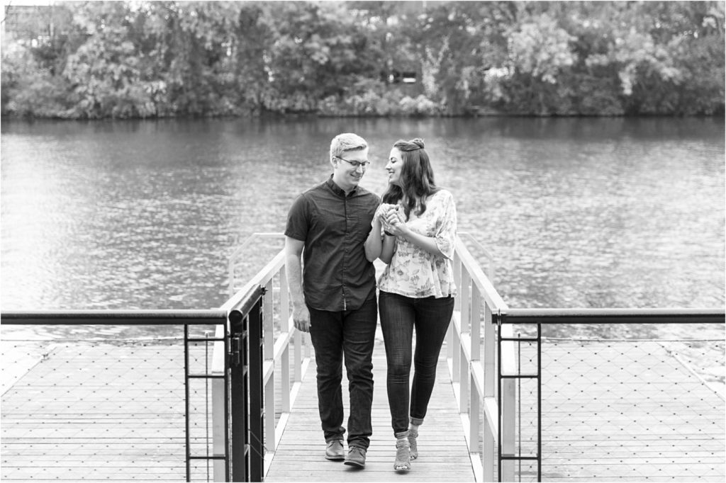 modern milwaukee engagement photography