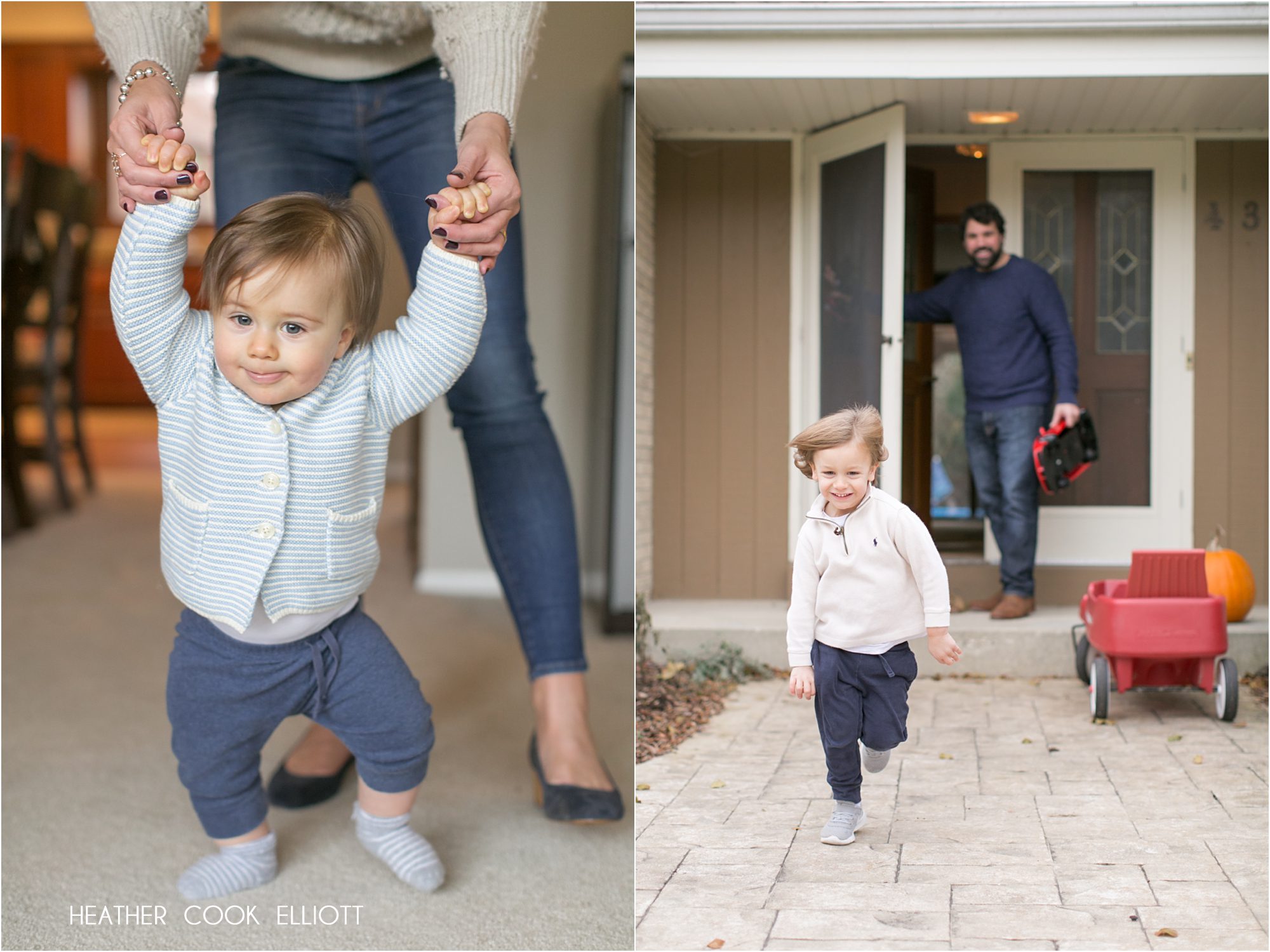 natural light fall family photography in brookfield elm grove wisconsin