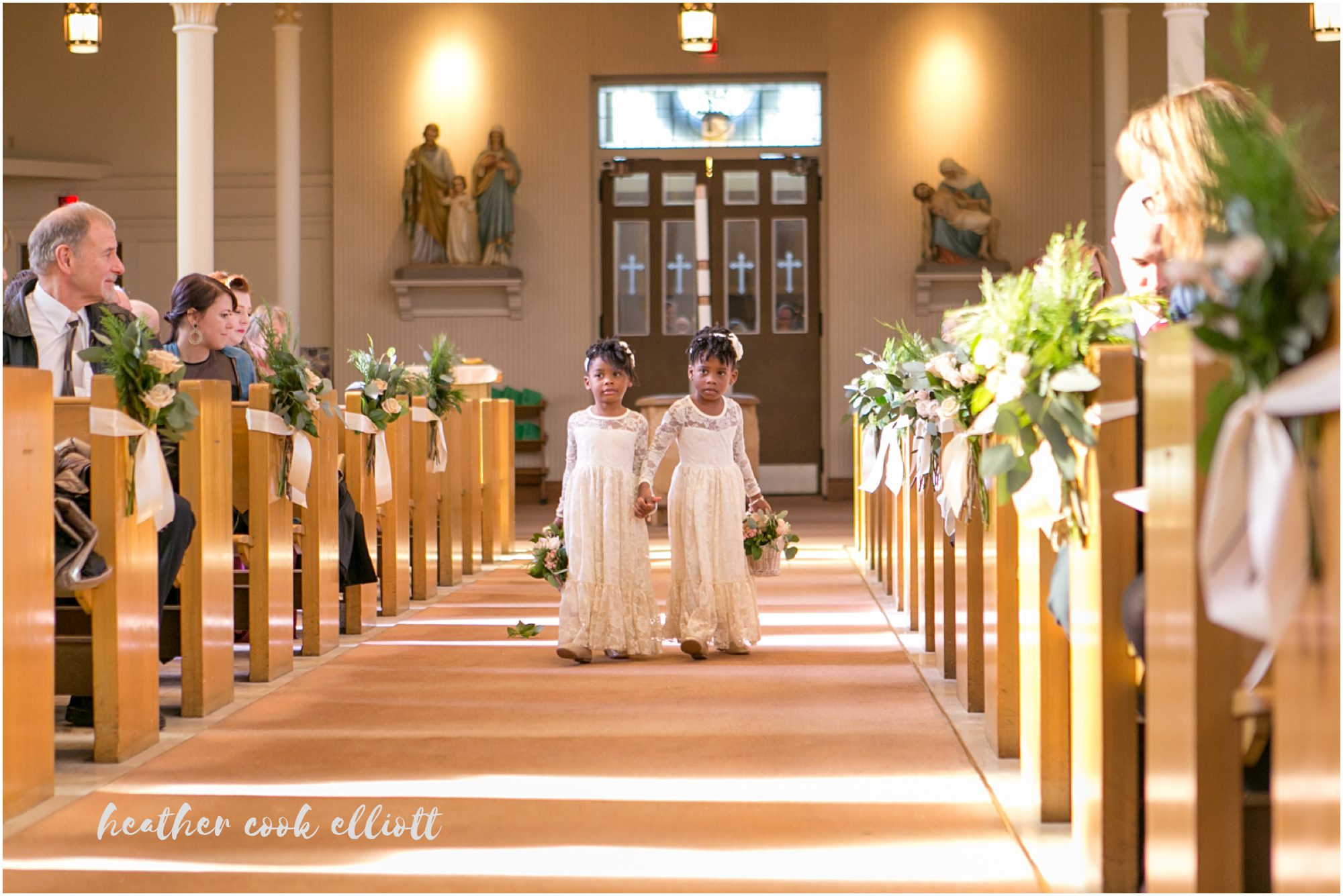 Grain Exchange winter wedding with st hedwig ceremony