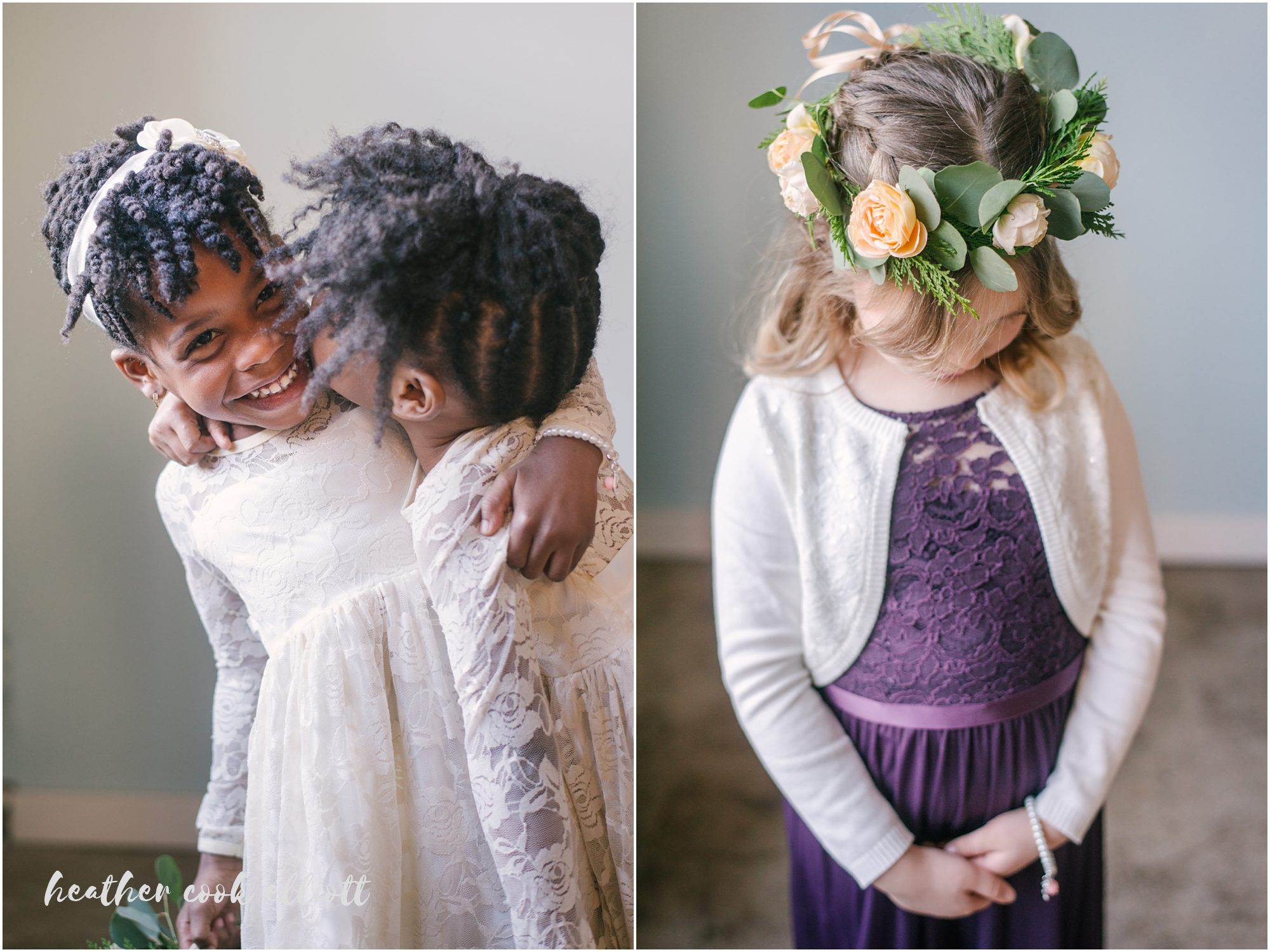Grain Exchange winter wedding with confetti and romantic flowers