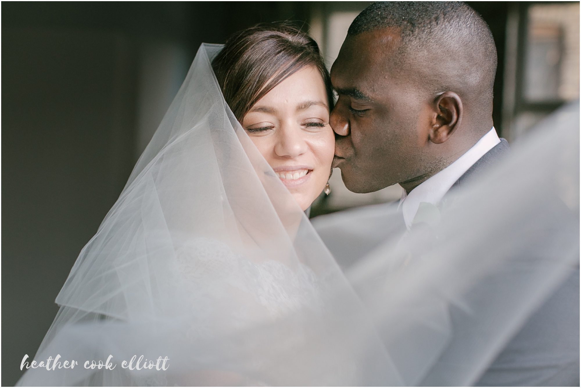 Grain Exchange winter wedding with confetti and romantic flowers