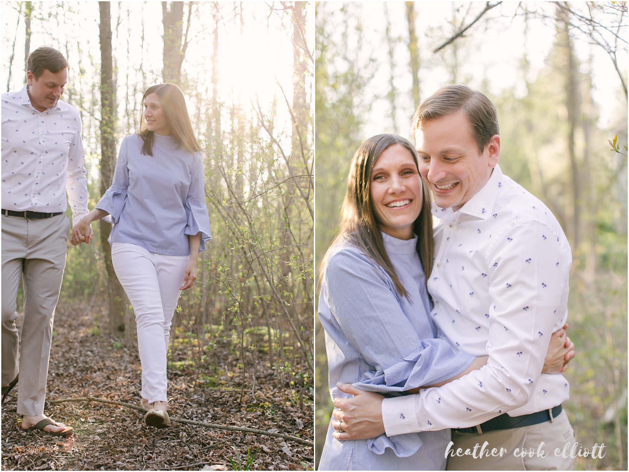 wisconsin lakefront engagement at home