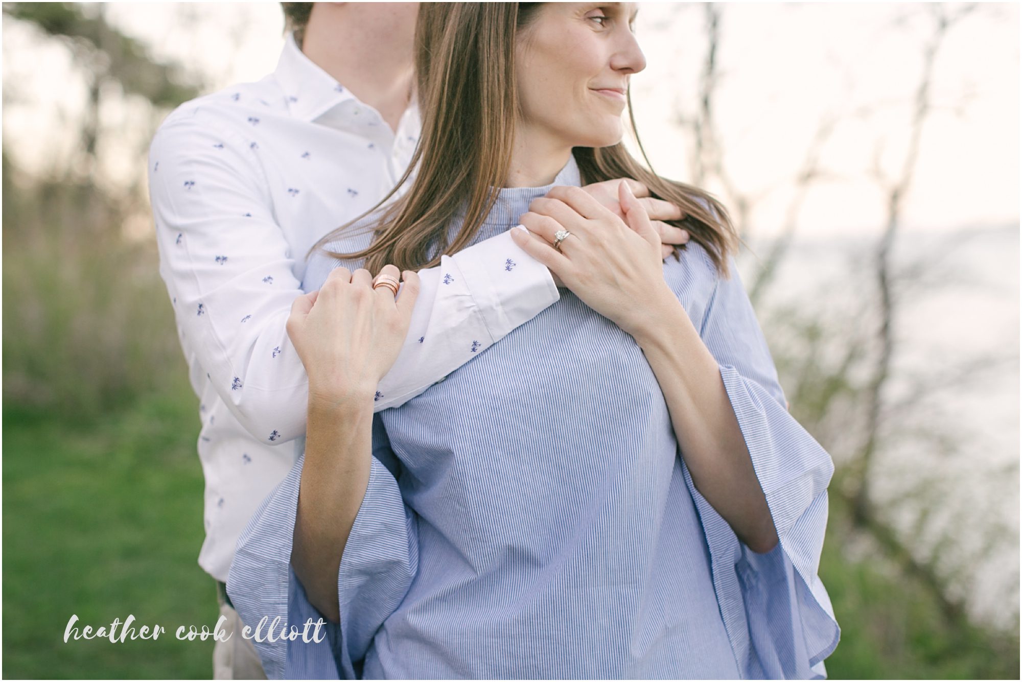 wisconsin lakefront engagement at home