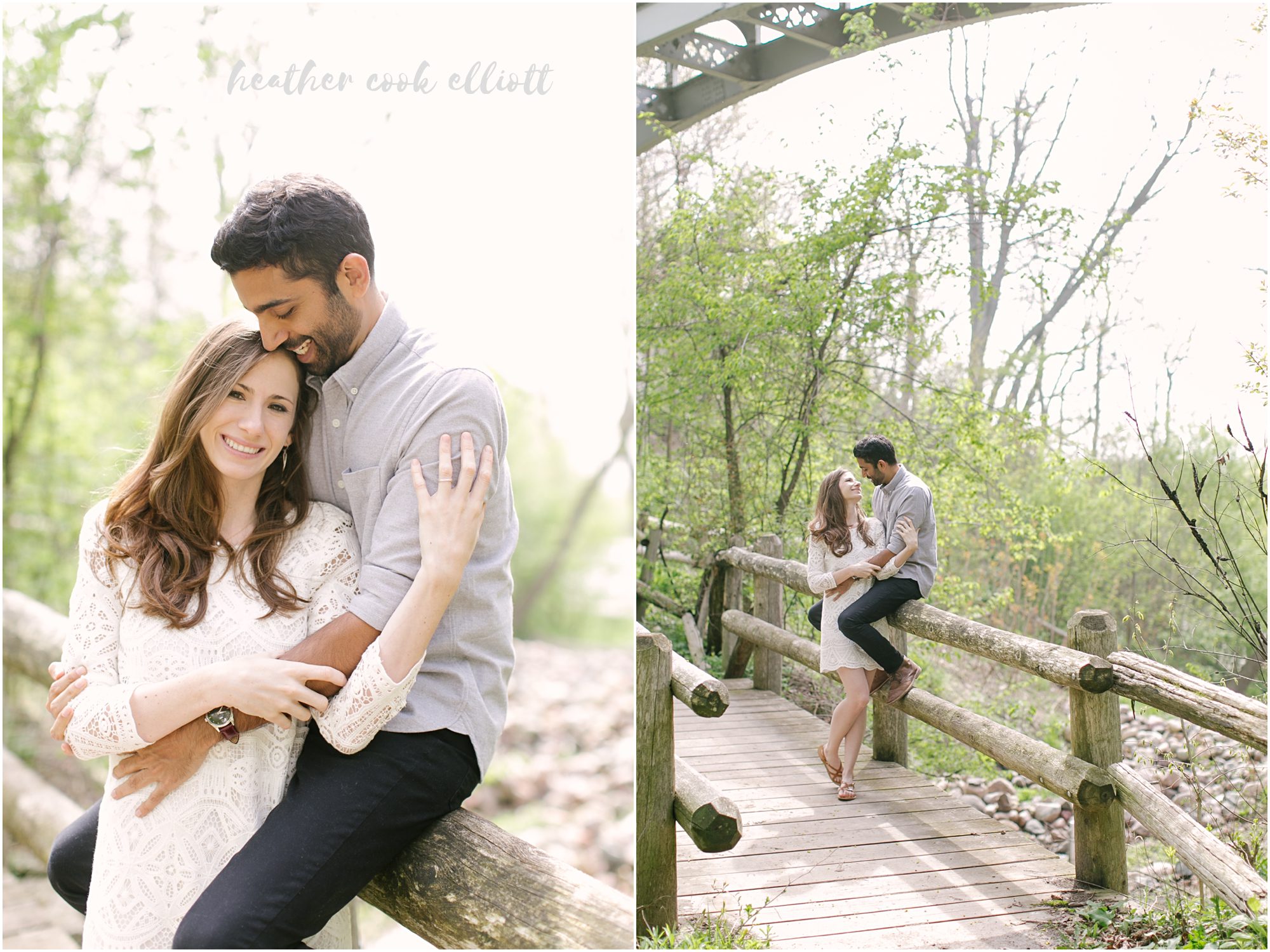 lake park spring wedding