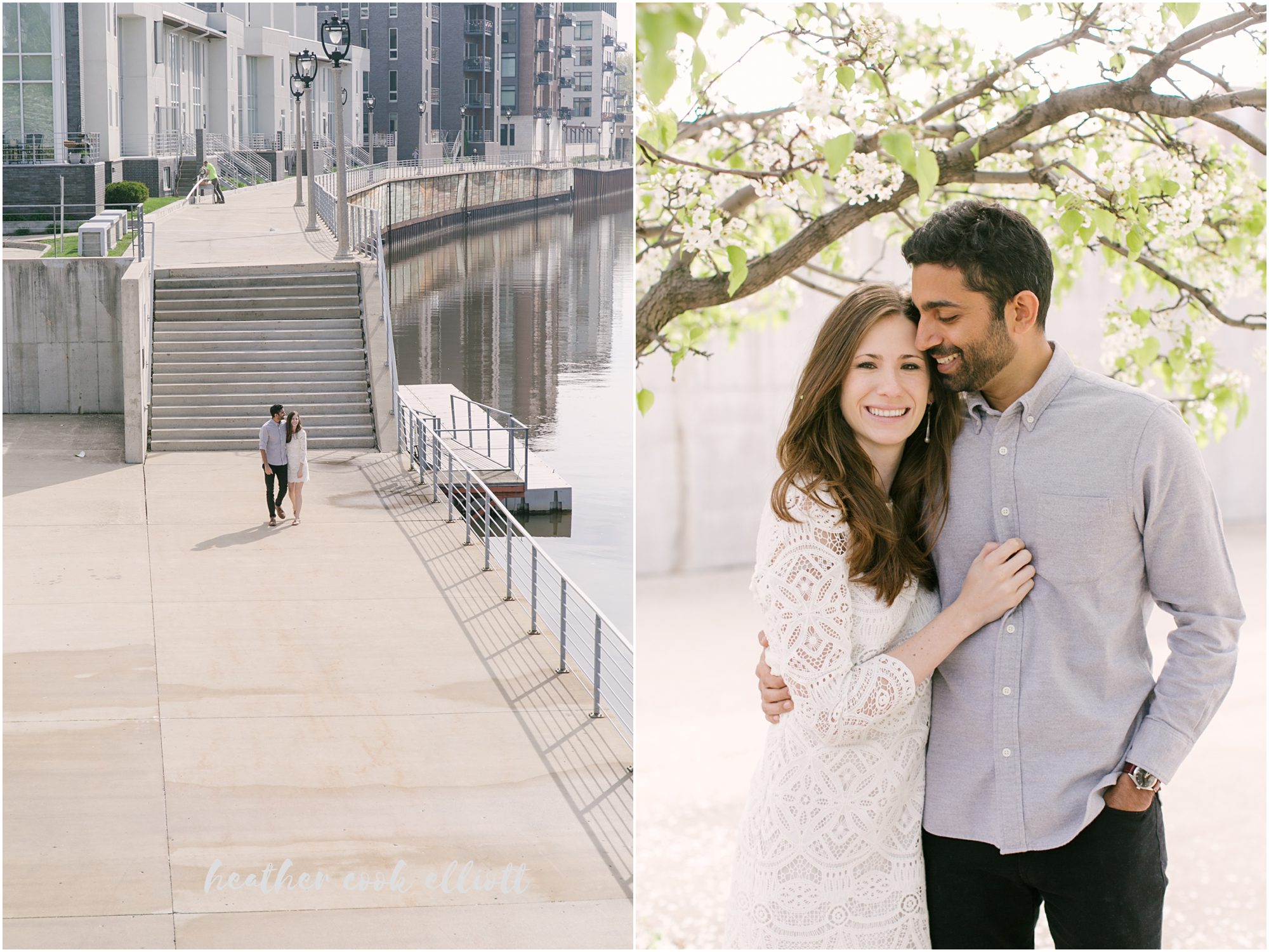 lake park spring wedding