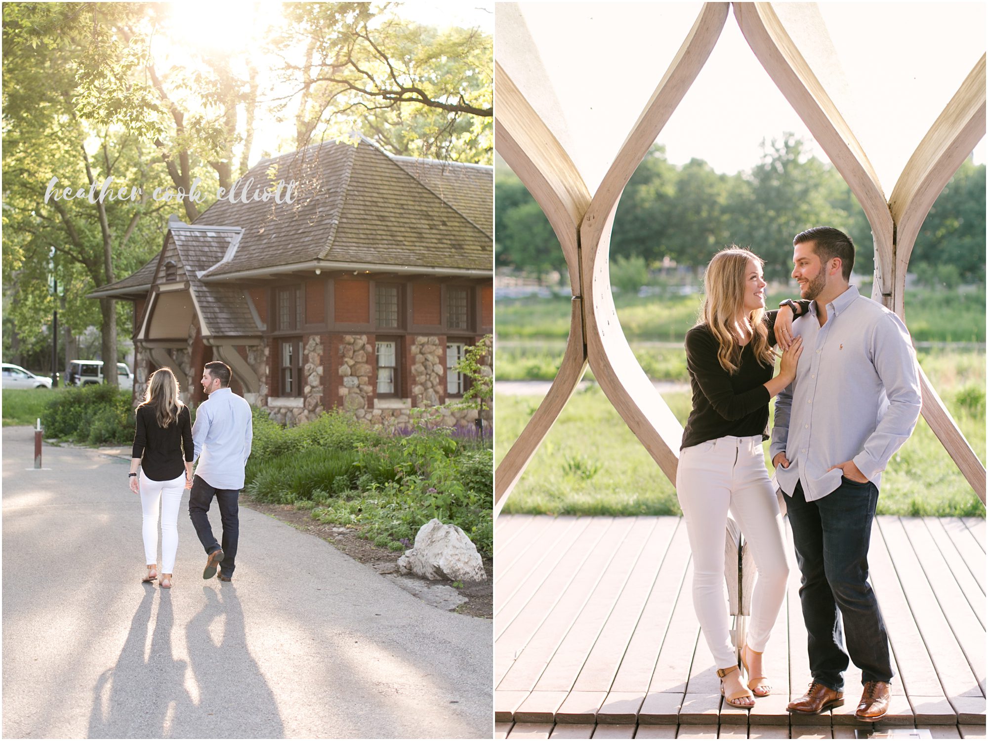 lincoln park chicago engagement and wedding