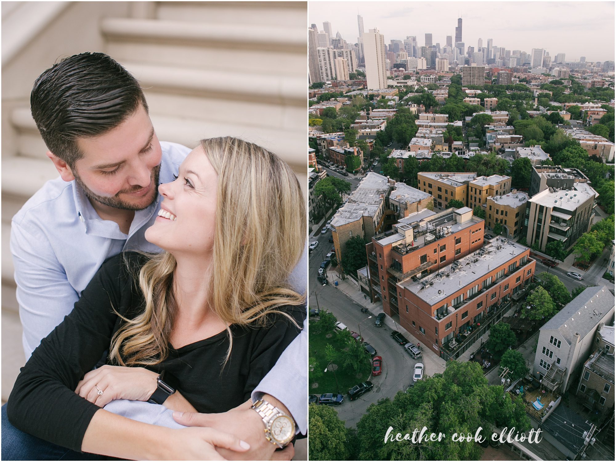lincoln park chicago engagement and wedding