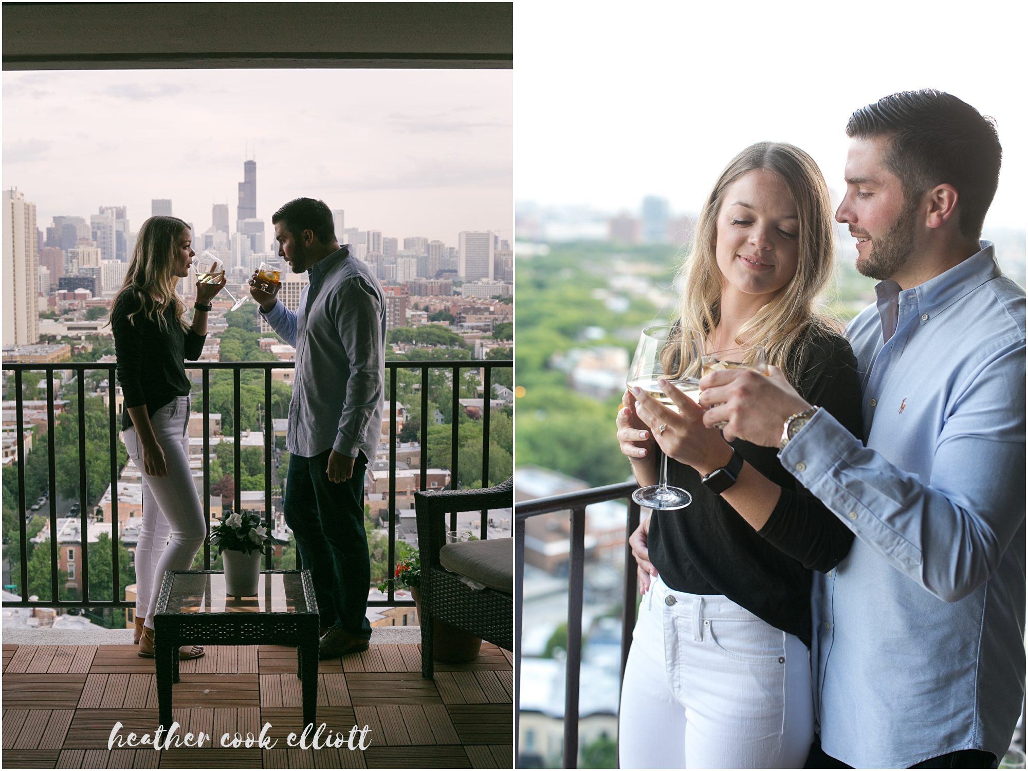 lincoln park chicago engagement and wedding