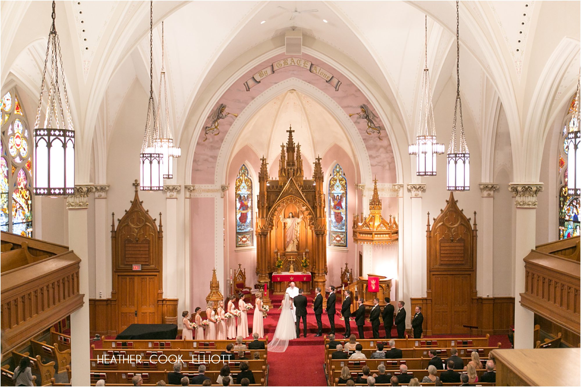 Milwaukee Art Museum Wedding  Grace Lutheran milwaukee spring wedding