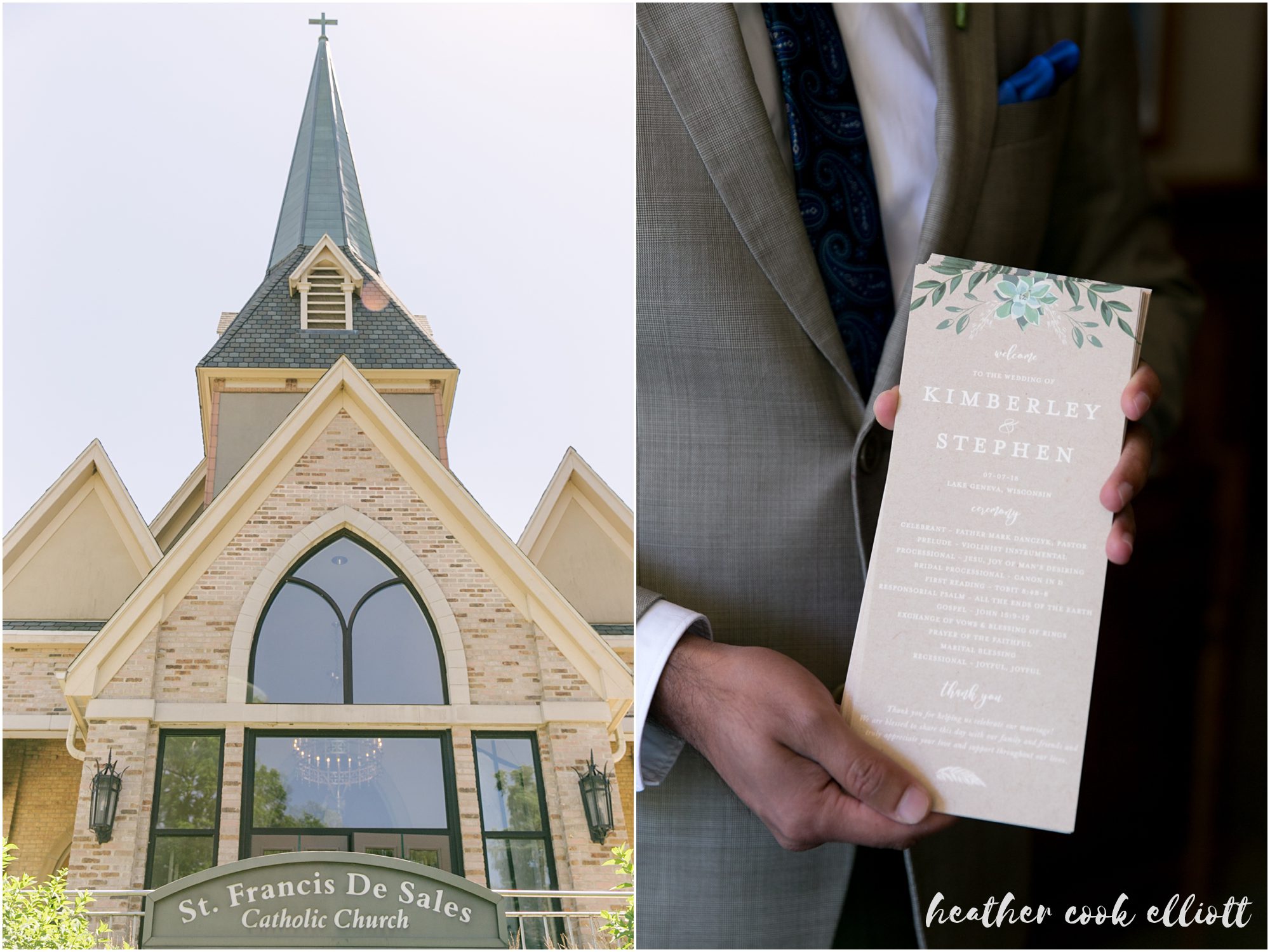 st francis lake geneva wedding