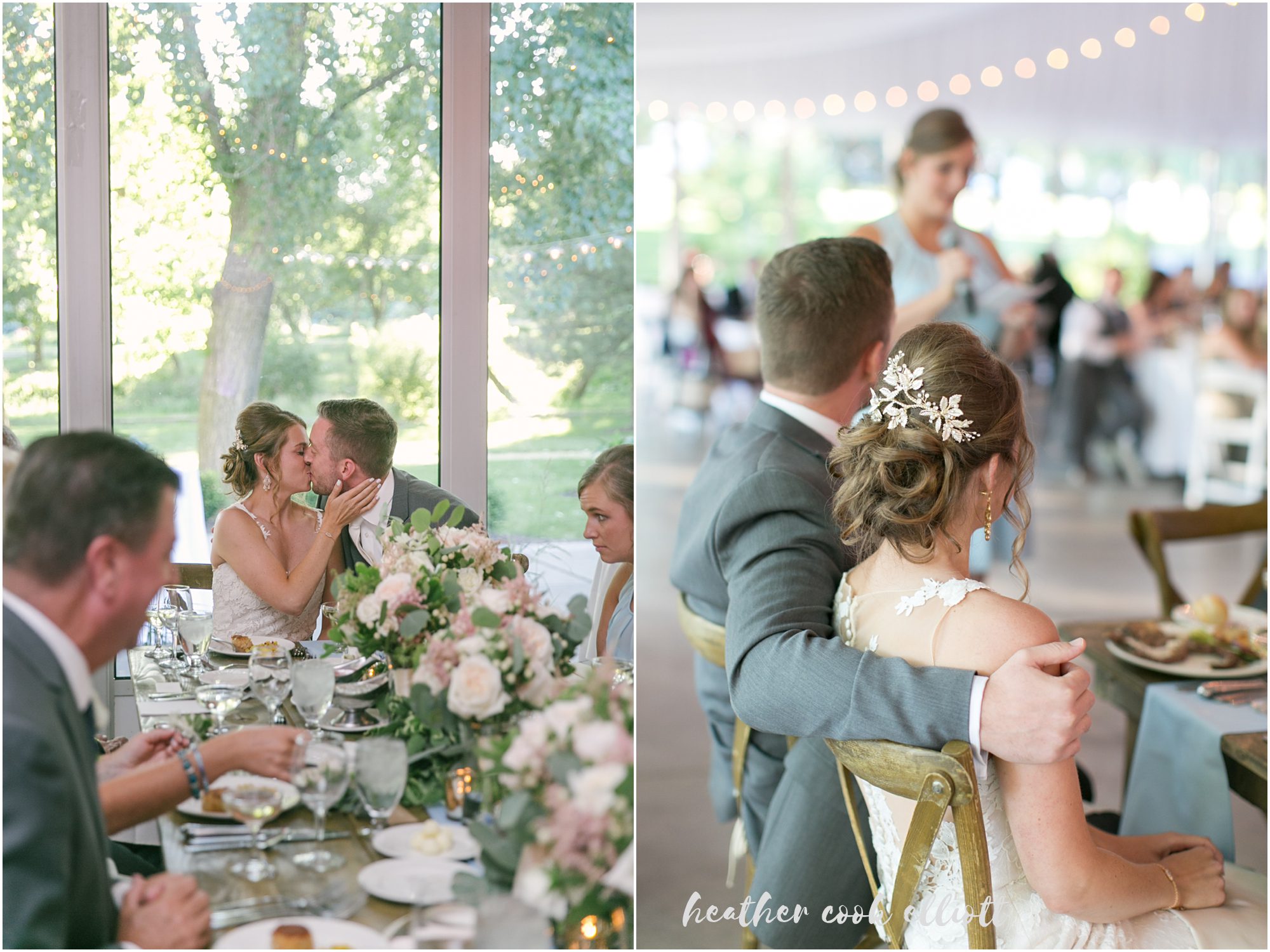 the abbey tent wedding fontana lake geneva