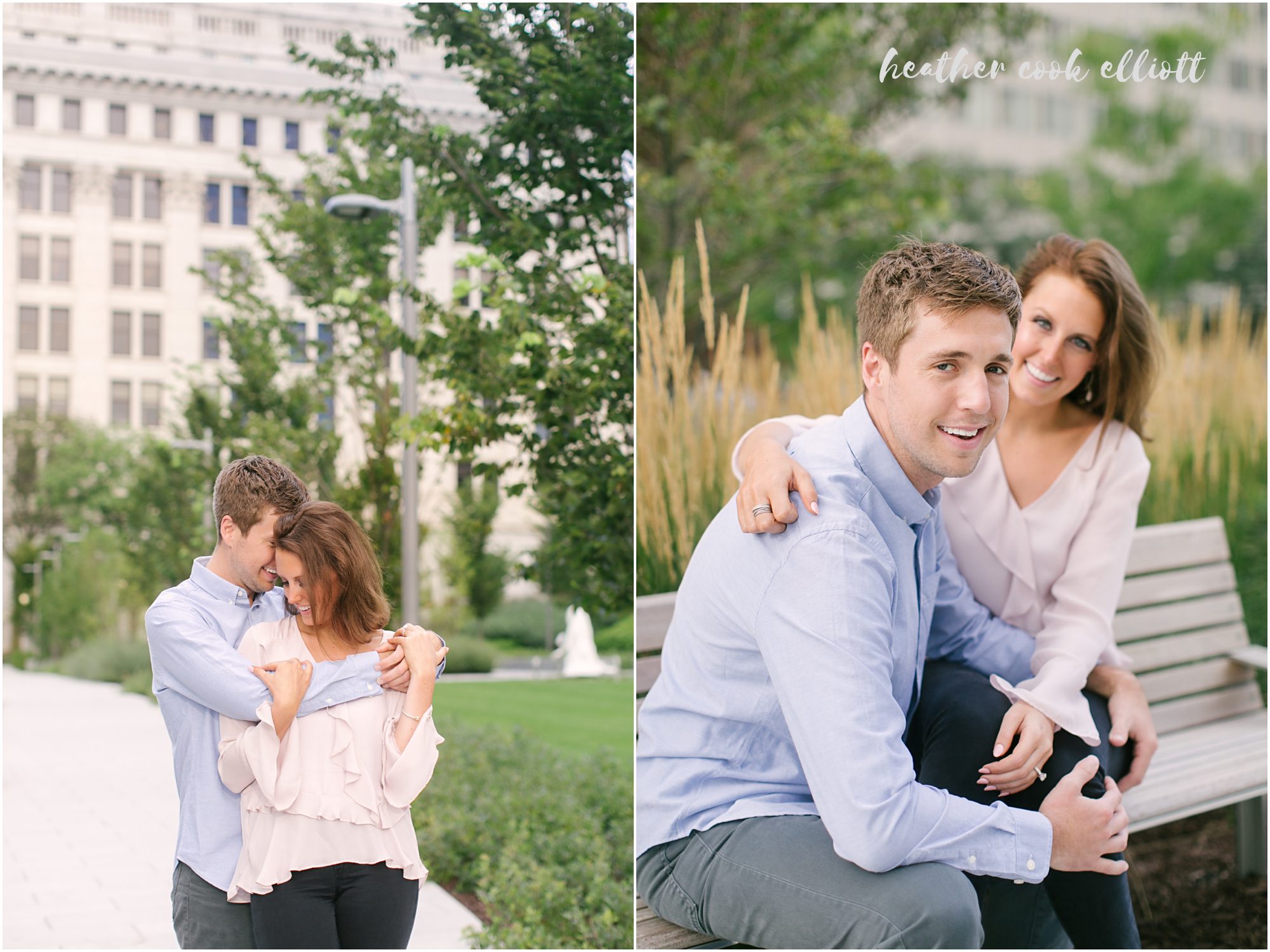 modern romantic milwaukee wedding engagement photography
