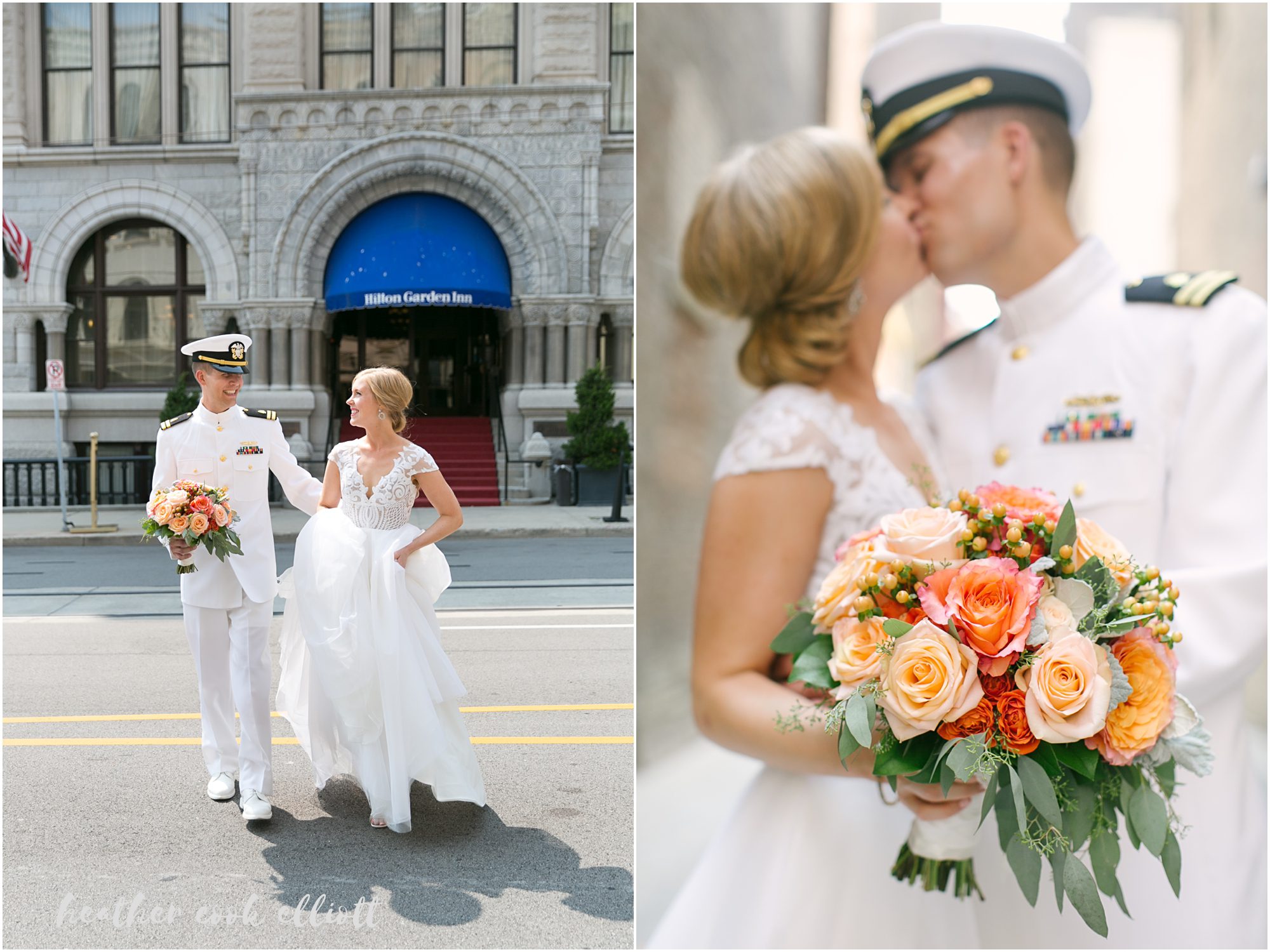 romantic milwaukee summer wedding military groom