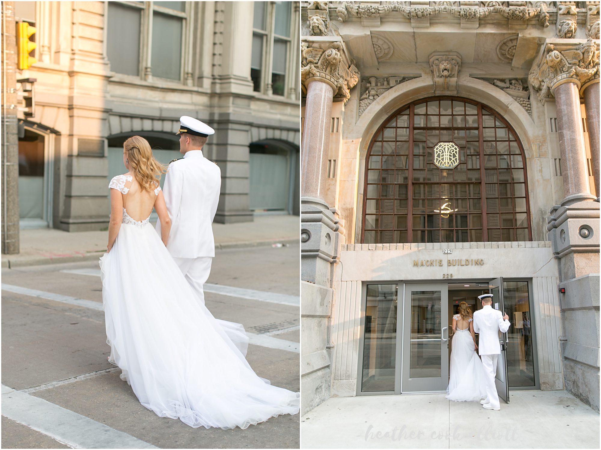 Grain Exchange Wedding reception at sunset