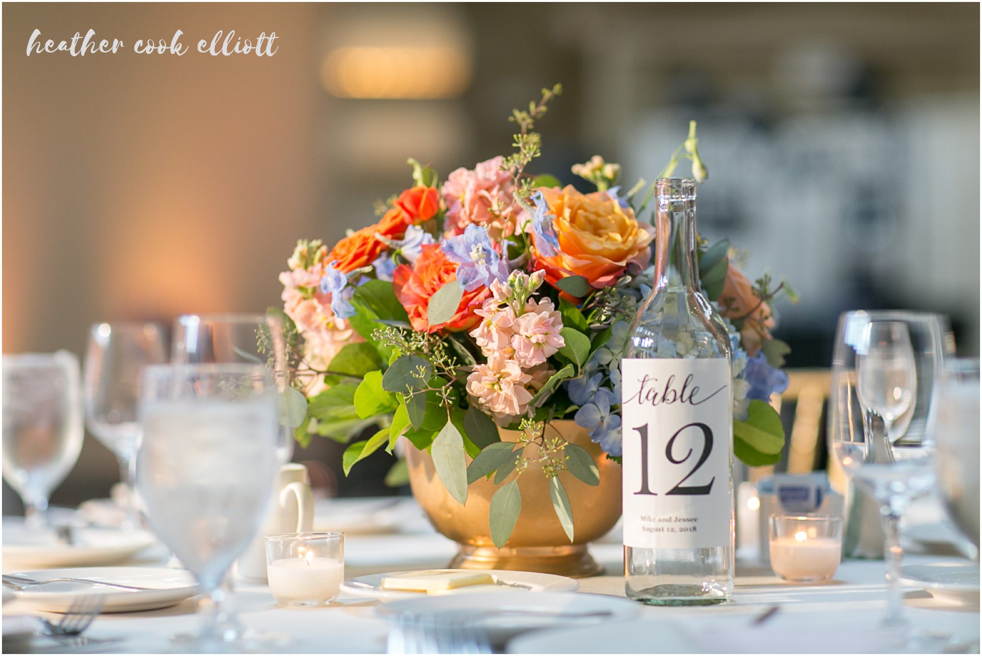 Grain Exchange Wedding reception details