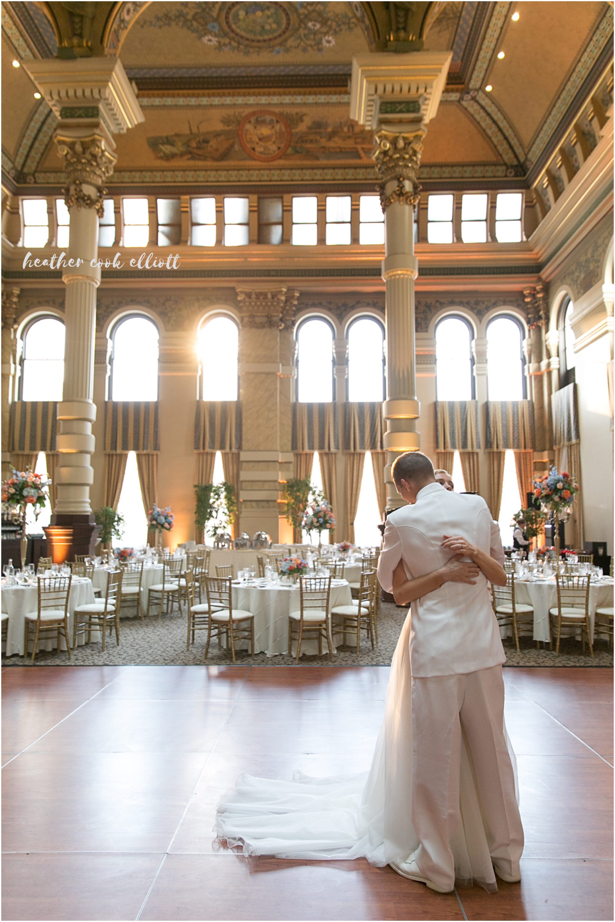 Grain Exchange Wedding reception details
