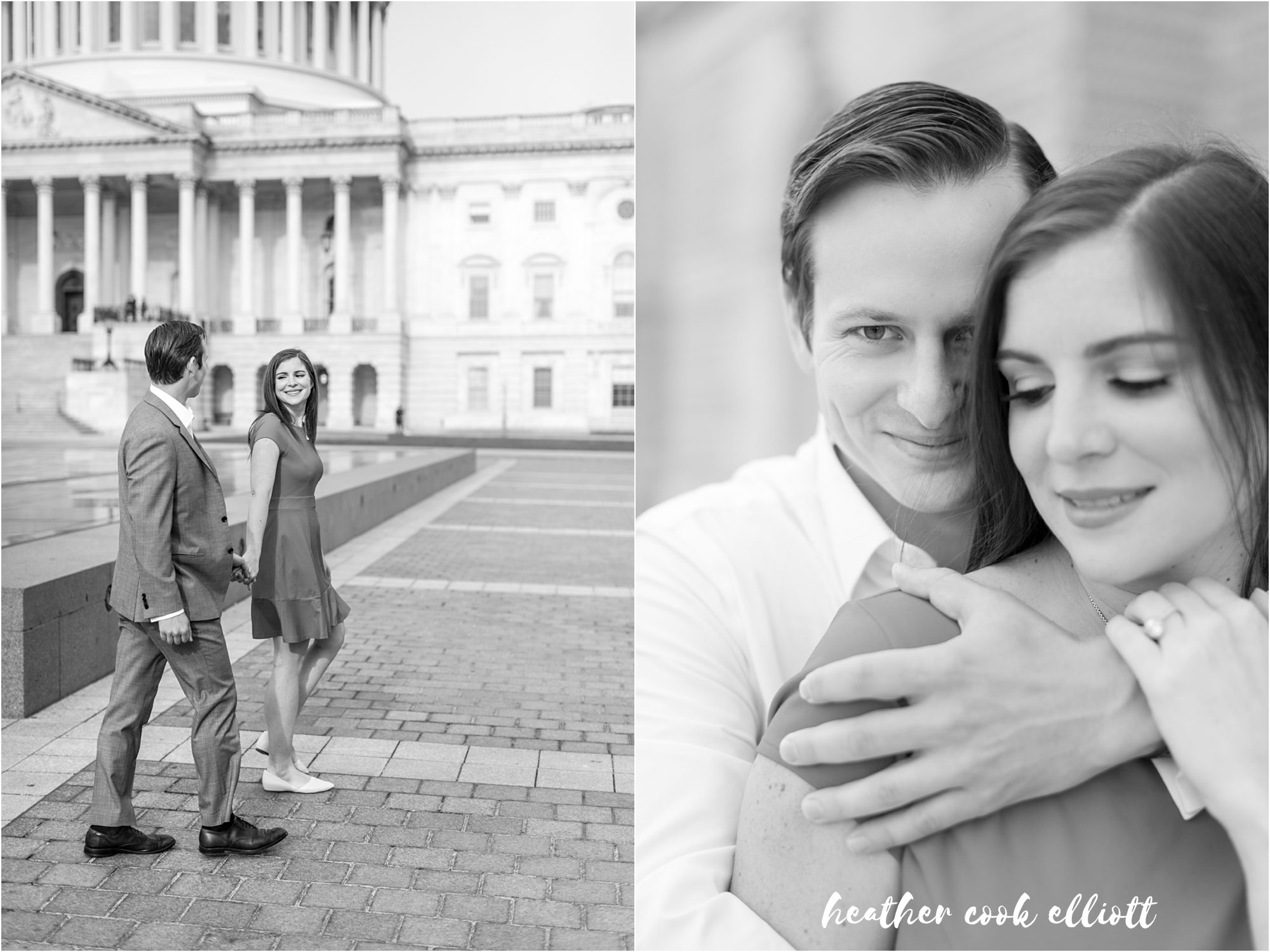 washington dc engagement for wisconsin couple
