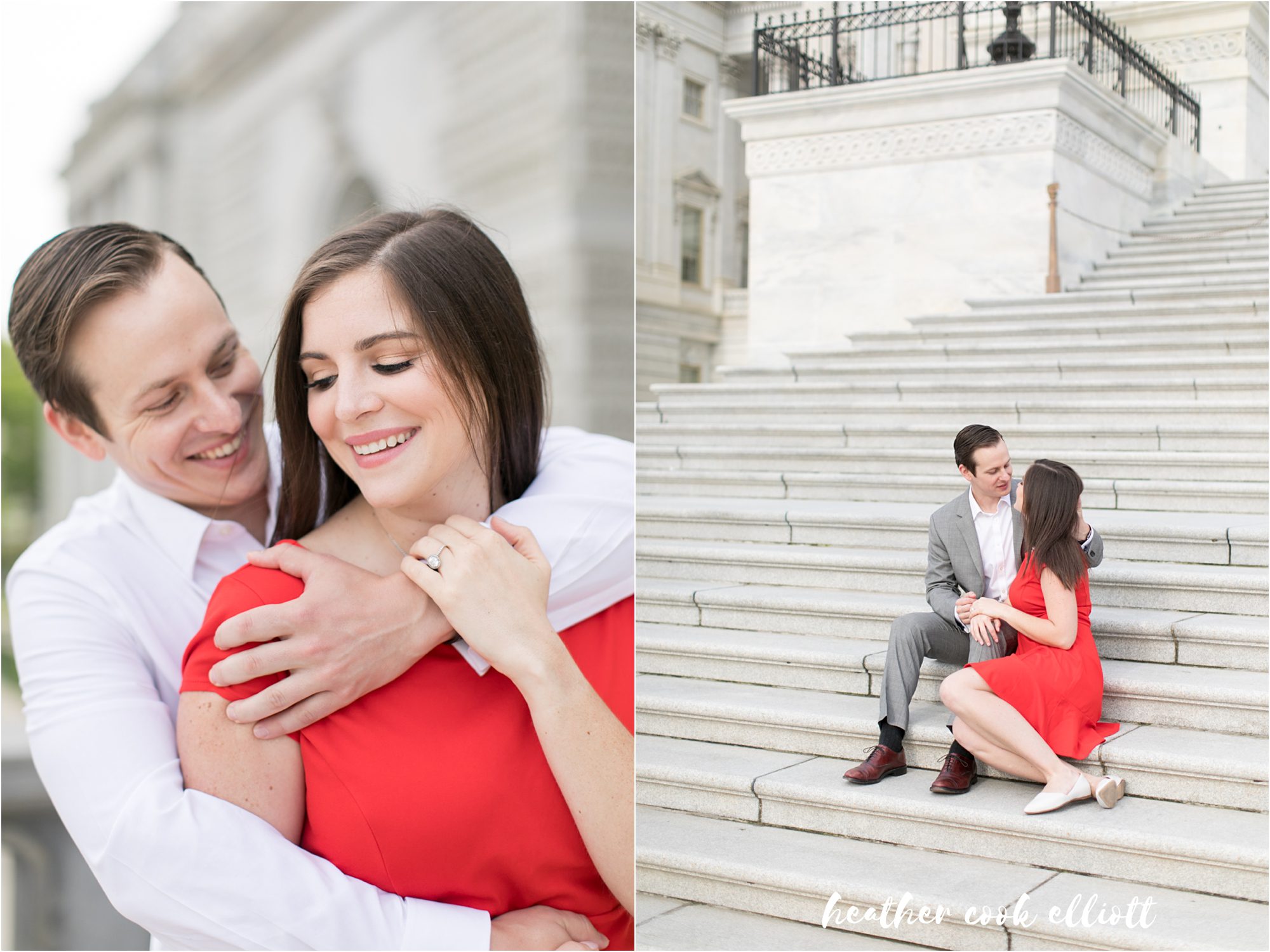 washington dc engagement for wisconsin couple