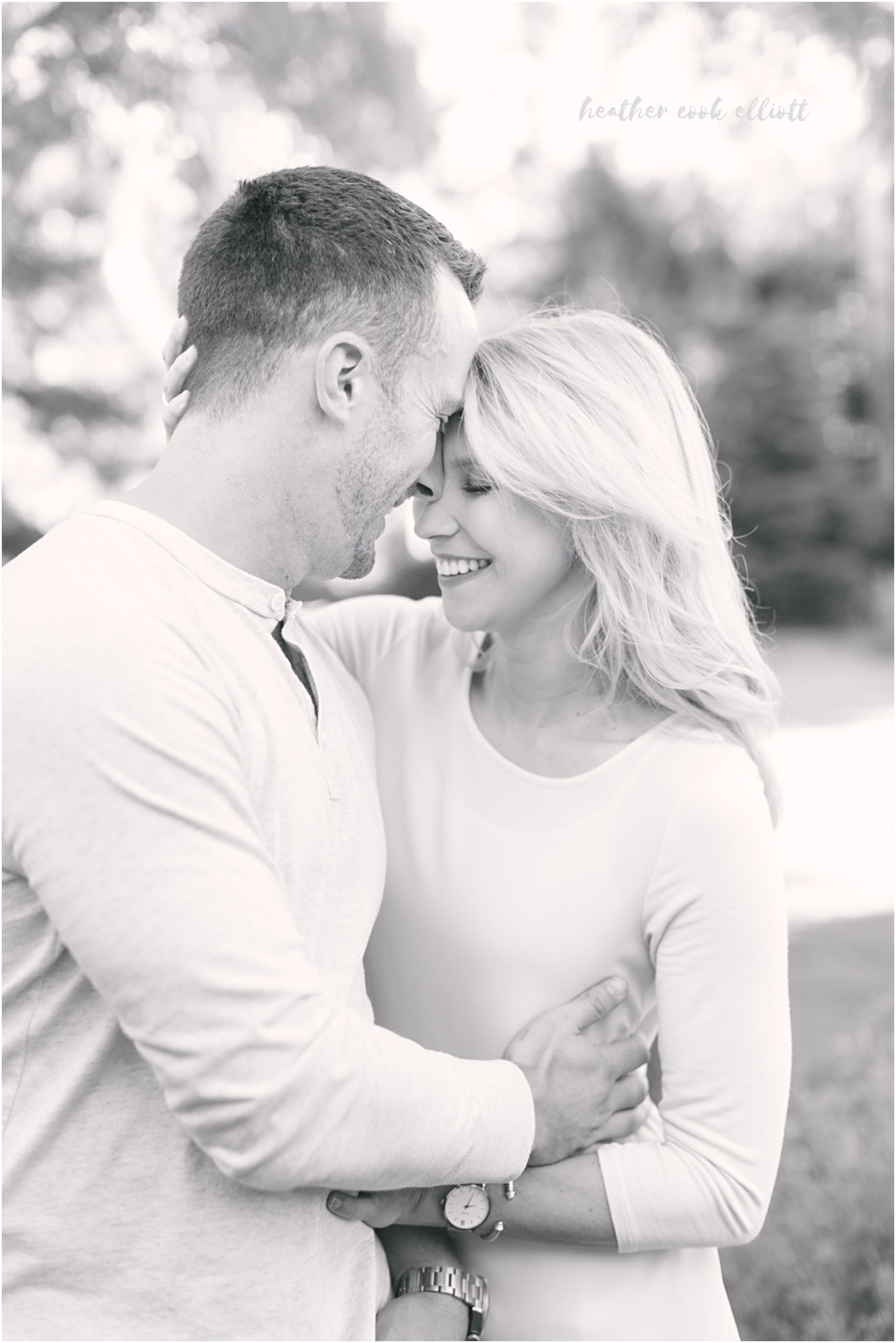 at home summer engagement session