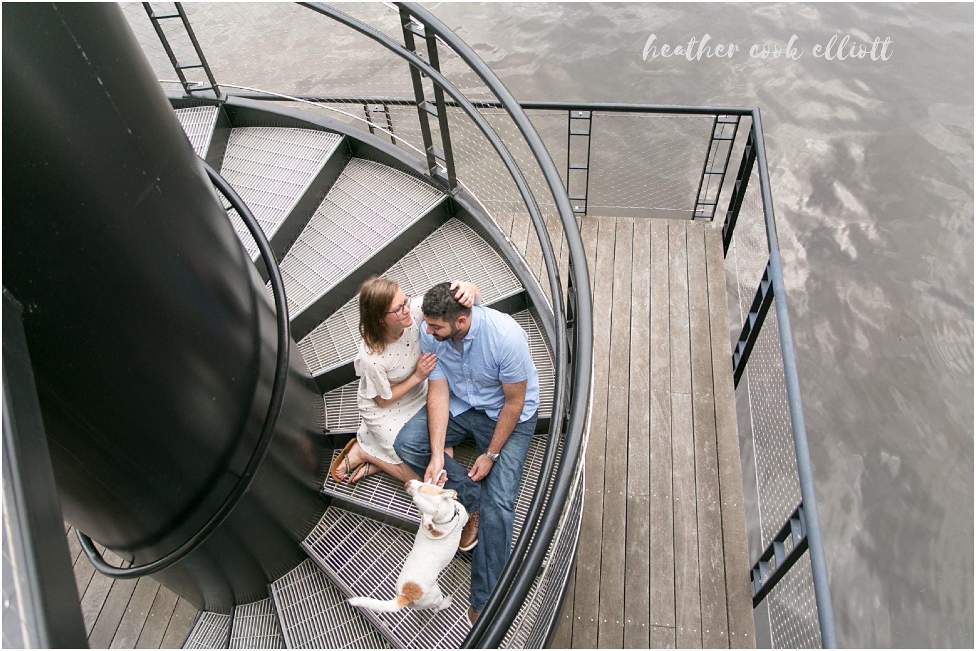 third ward engagement with dog